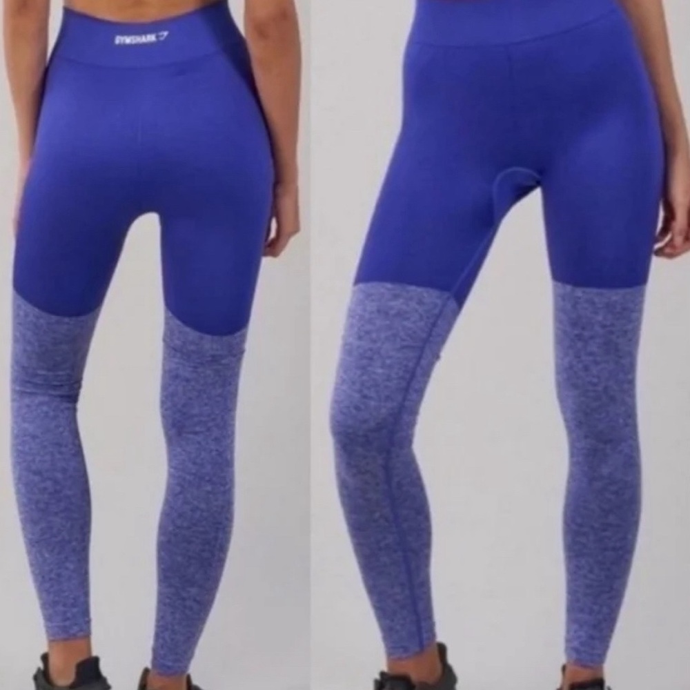 Gymshark Seamless Two-Tone Color Block Leggings - image 2